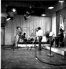 Gravação no Estúdio da TV Educativa