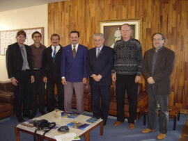 Visita no Gabinete do Reitor