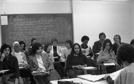 Aula do Curso de Arquivologia