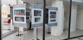 Exposição Murais da UFSM no Monet Plaza Shopping