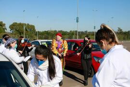 Participação de Músicos da Orquestra em Drive-Thru de Vacinação
