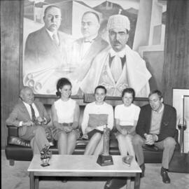 Visita da Pianista Meriem Bieger ao Gabinete do Reitor