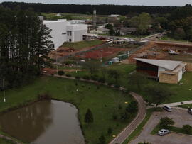 Vista aérea ao lado da Administração Central
