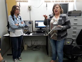 Visita do Curso de Arquivologia ao DAG