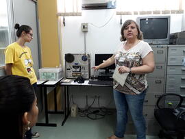 Visita do Curso de Arquivologia ao DAG