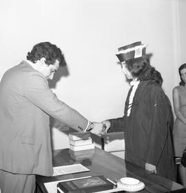 Colação de Grau de Gabinete dos Formandos 1972 do Curso de Administração